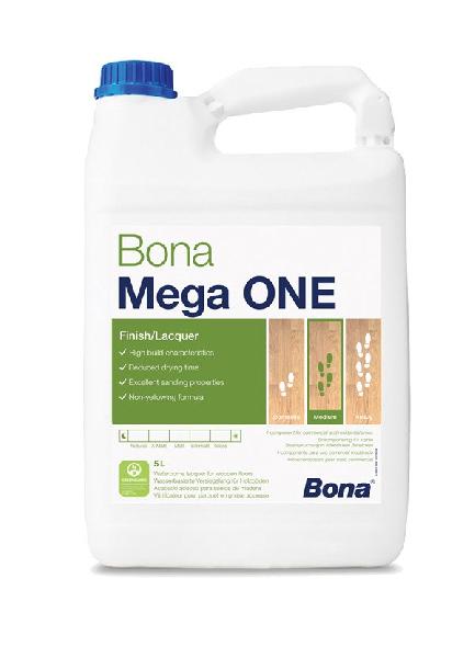 Паркетный Лак Bona Mega ONE на водной основе (5л) (экстраматовый)